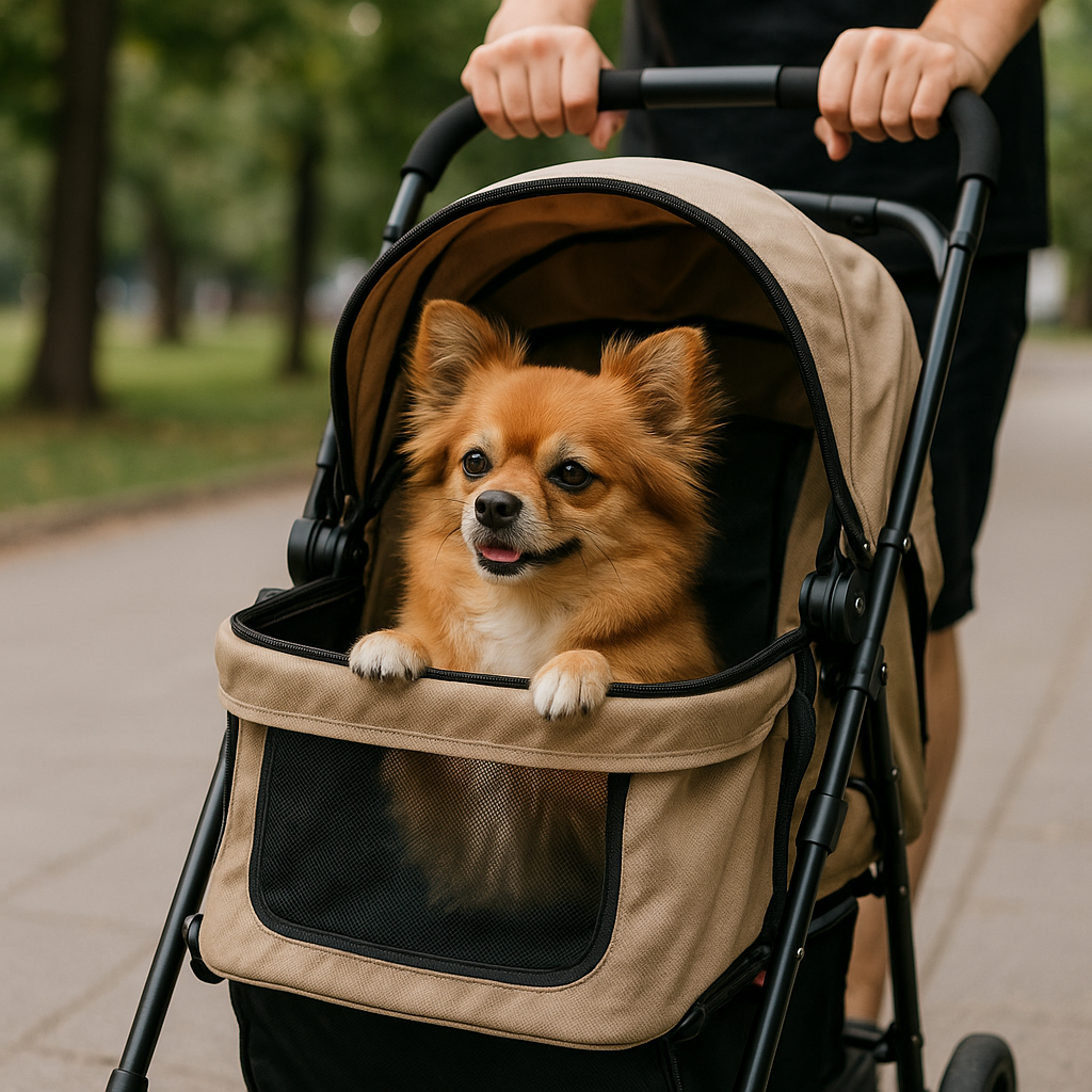 Waarom een hondenbuggy of hondenrugzak ideaal is voor kleine of oudere honden