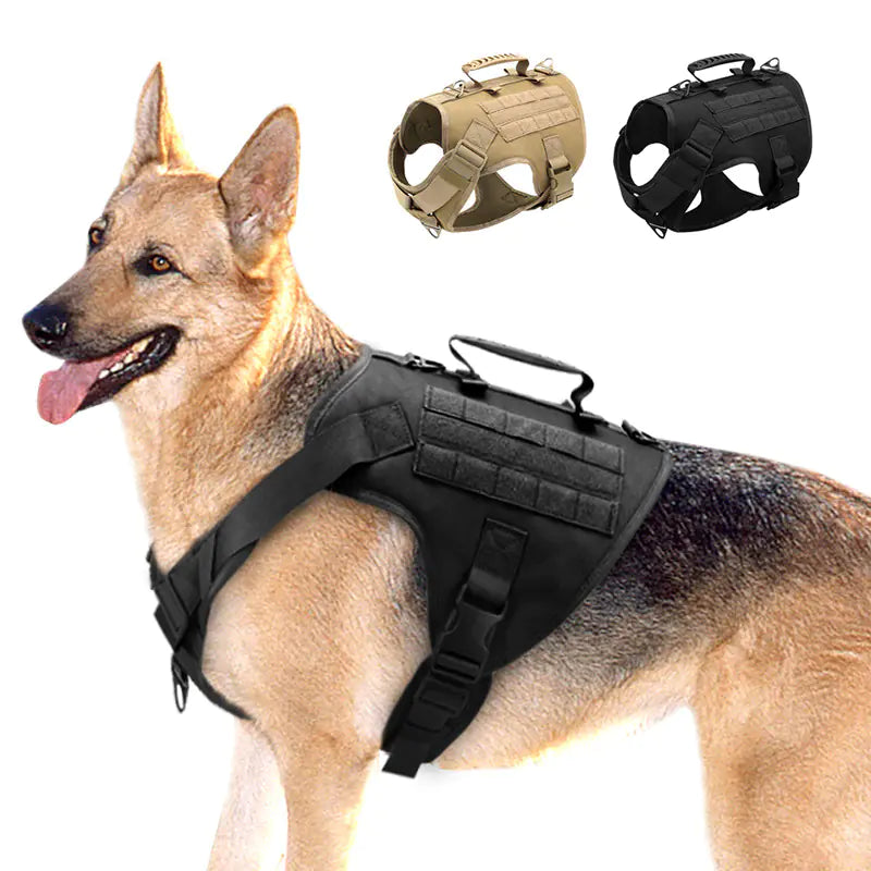 Gilet harnais de poitrine Tactics K9.