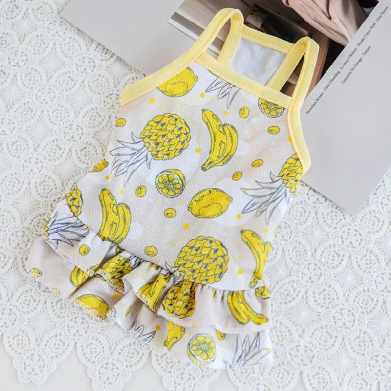 Zomer Fruit HondenKleding voor Comfortabel Dragen