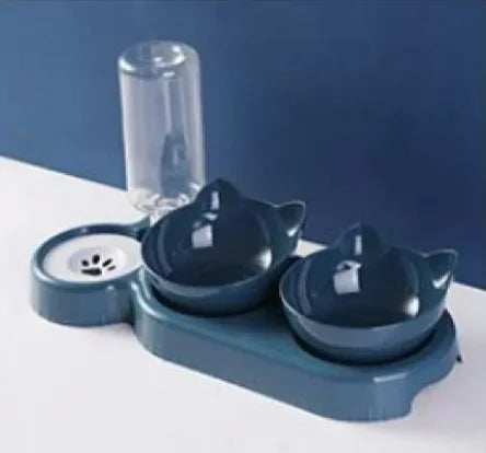 Anti-Tumble Cat Litter Food Bowl