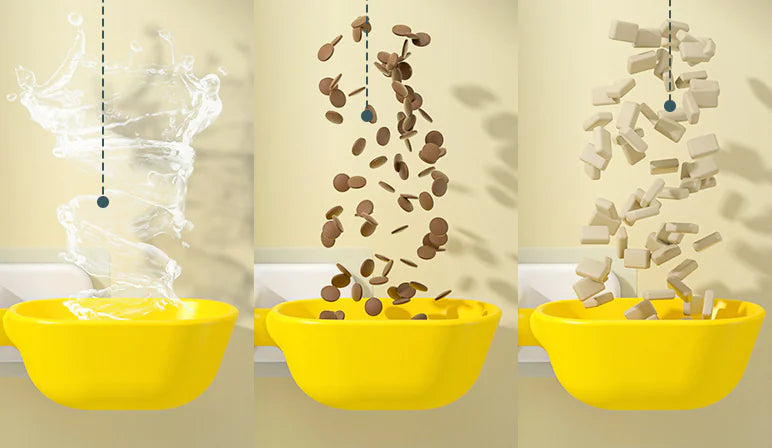 Wall-mounted food and water bowl