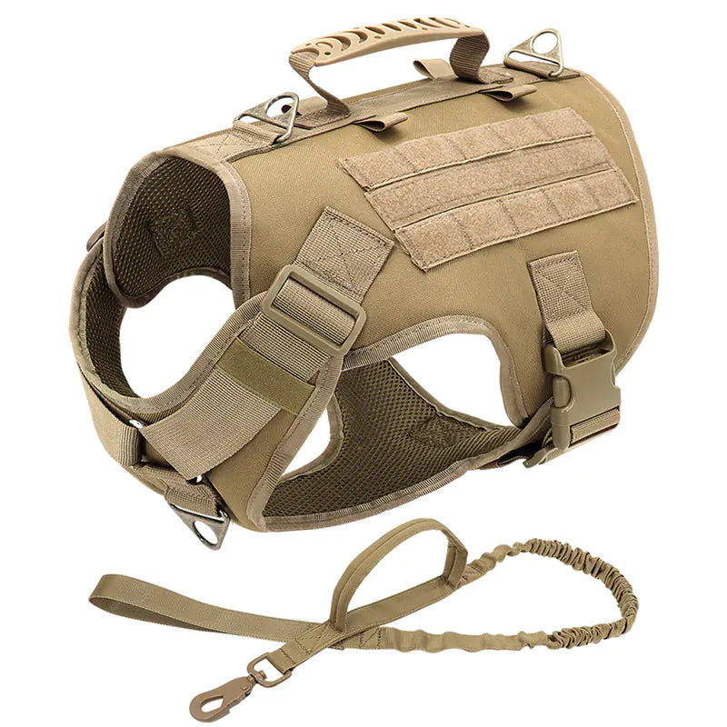 Gilet harnais de poitrine Tactics K9.