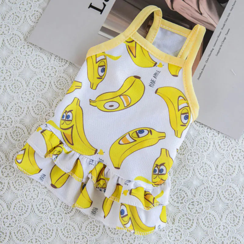 Zomer Fruit HondenKleding voor Comfortabel Dragen