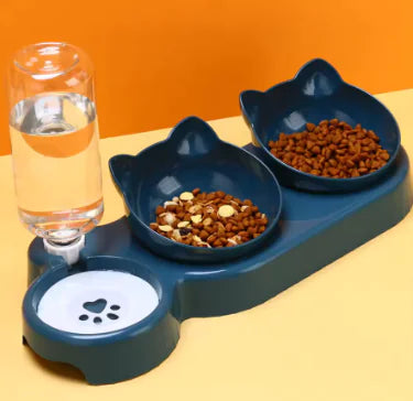 Anti-Tumble Cat Litter Food Bowl