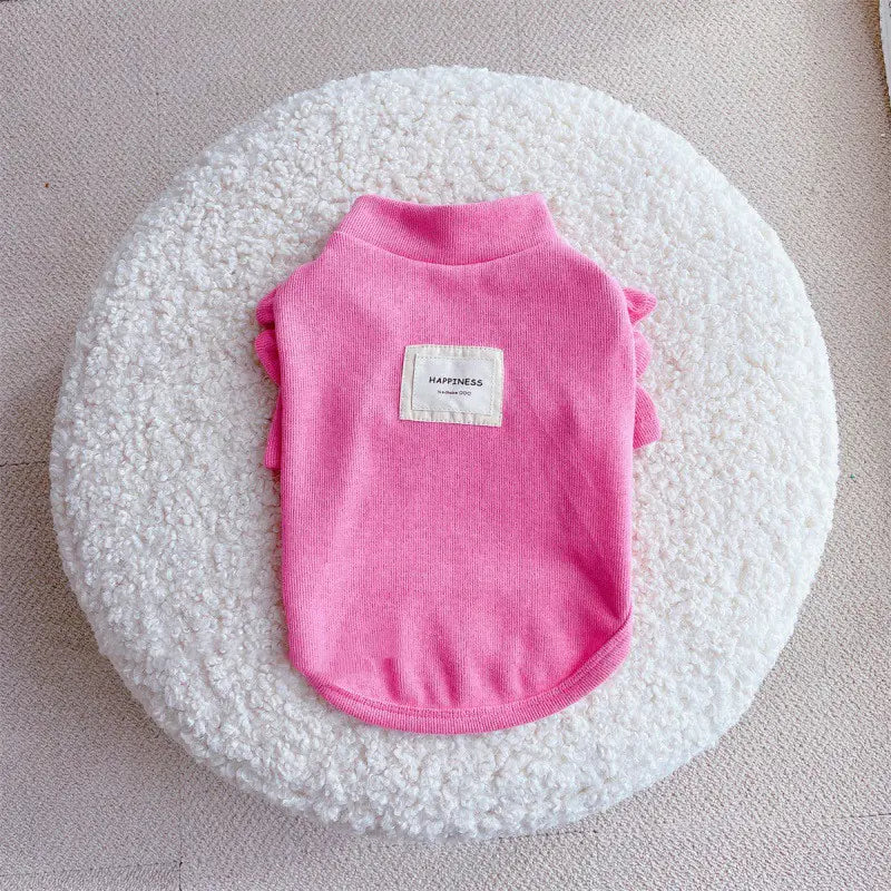 Vêtements pour chien en tricot avec petites manches papillon