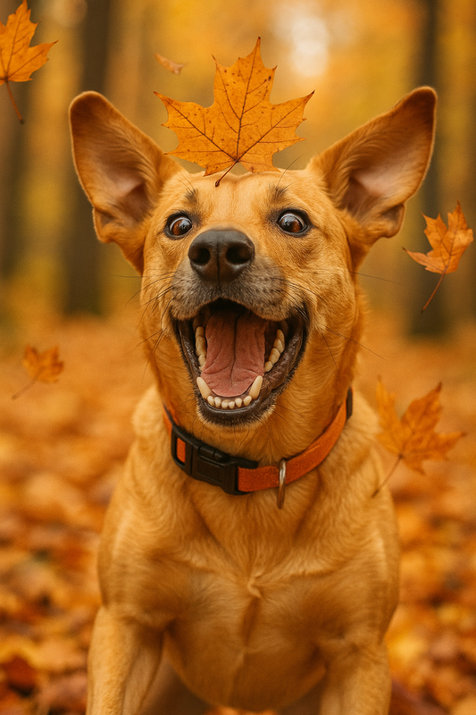 Uw hond in de herfst