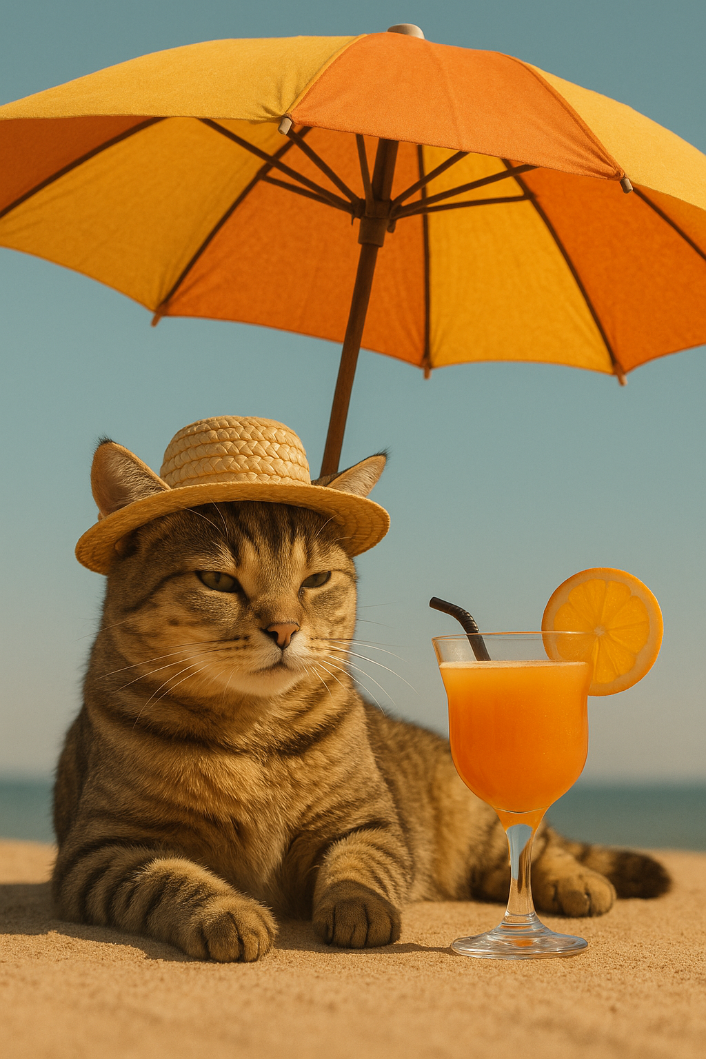 Uw kat in de zomer