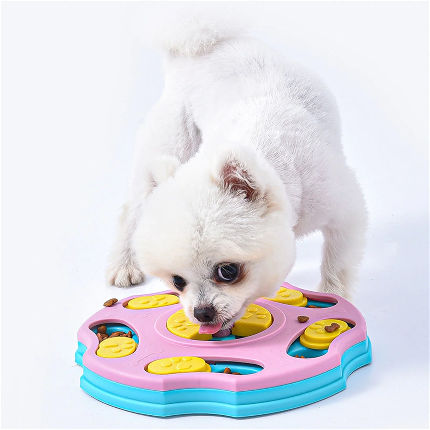 Interactive dog litter box for pets