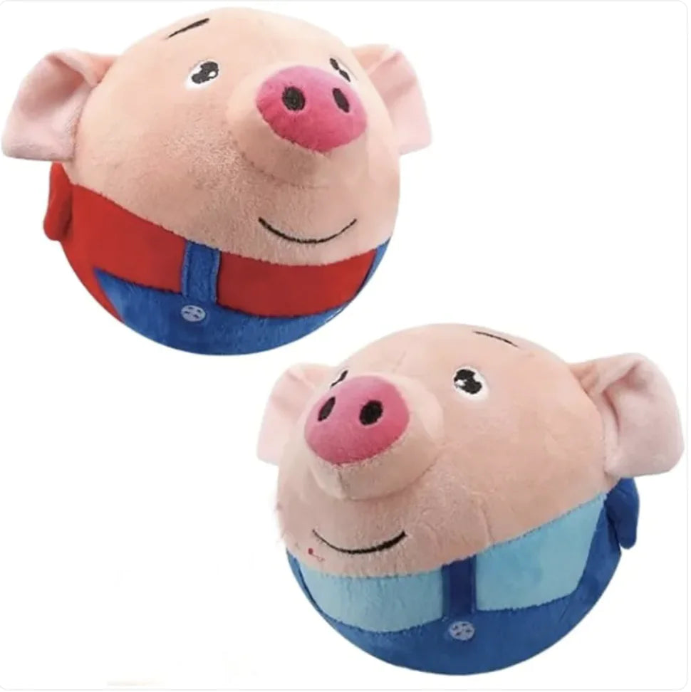 Bouncing Squeaky Dog Toy