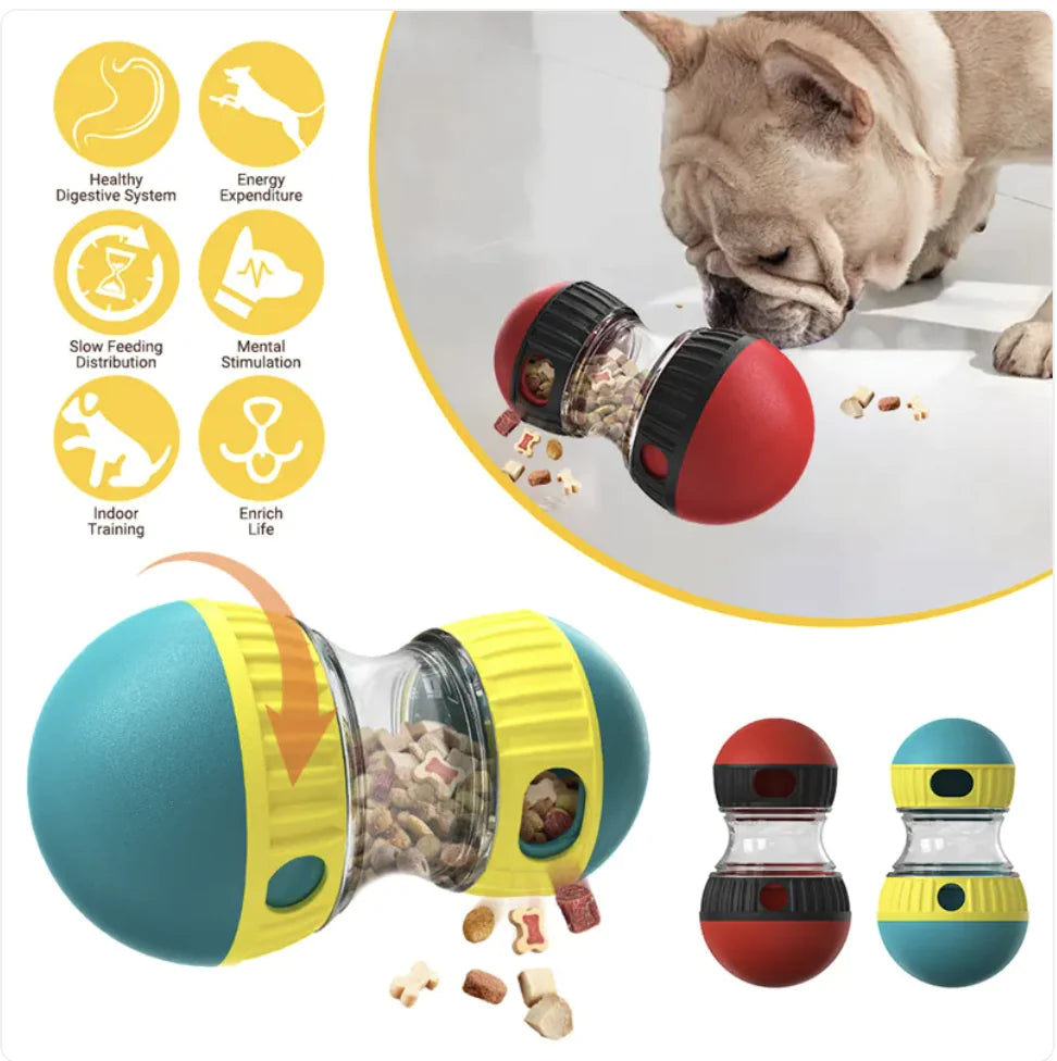 Interactive puzzle dog toy
