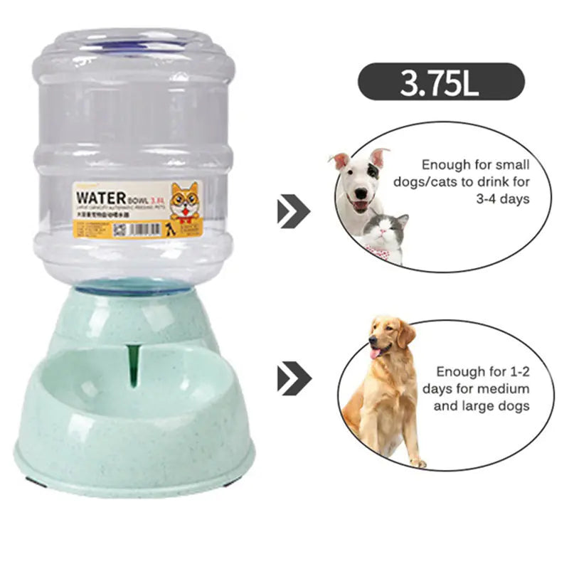 3.8L Food Bowl &amp; Water Dispenser