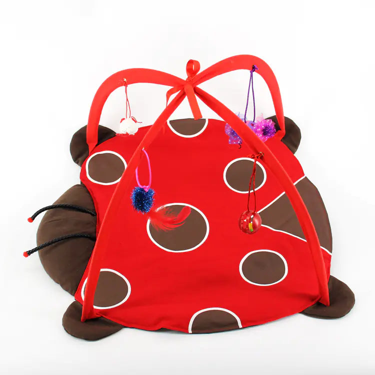 Cat play bed and exercise tent for interactive fun