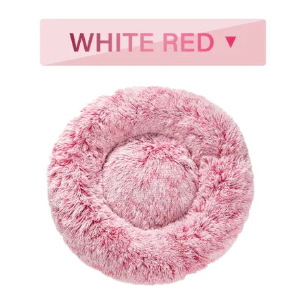 🐾 Fluffy Donut Huisdierenbed anti stress