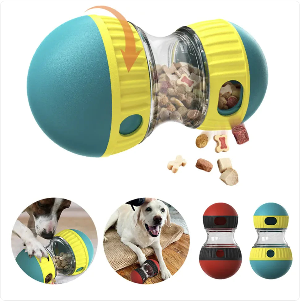 Interactive puzzle dog toy