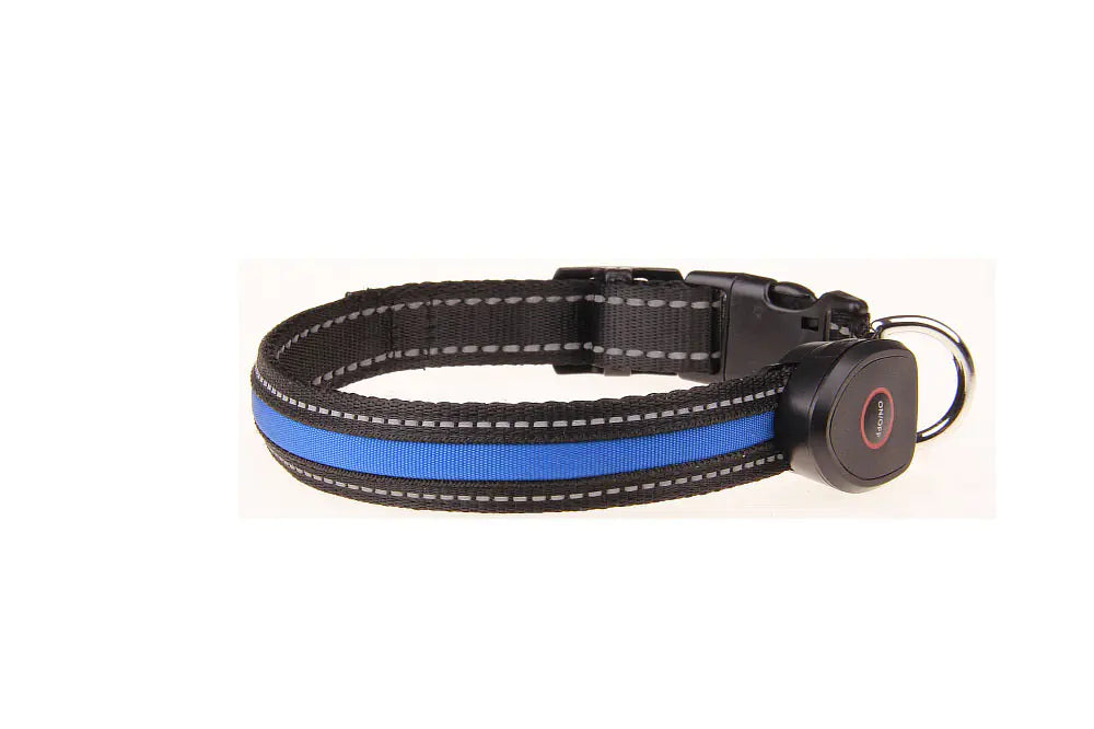 Collier lumineux rechargeable par USB pour chien