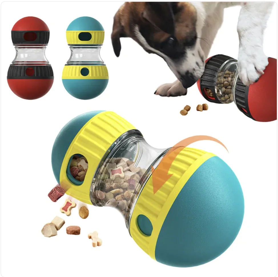 Interactive puzzle dog toy