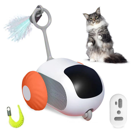 Slimme automatische speelgoedauto voor katten.